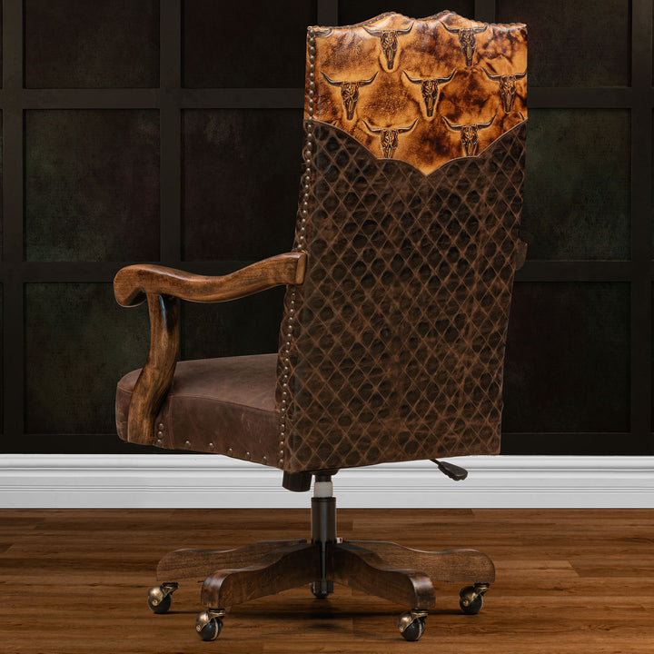 Longhorn Chisum Office Chair