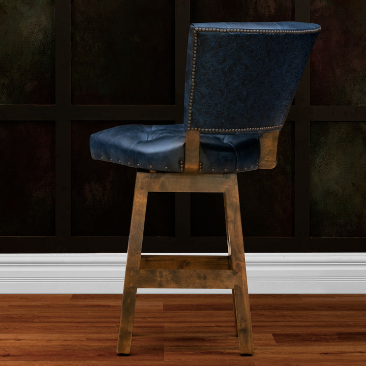 Lupine RJ Chisum Tufted Leather Barstool