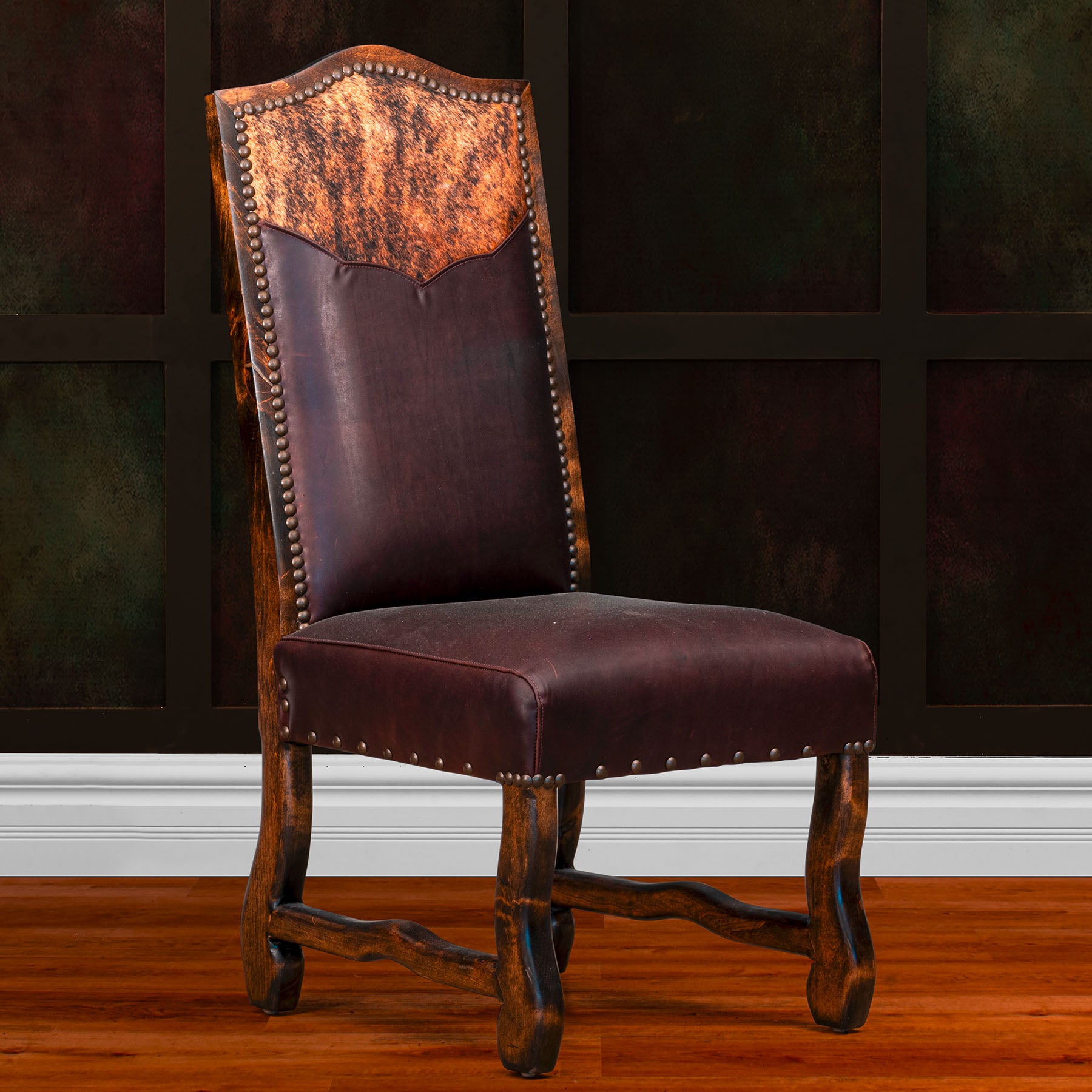 Lyman Leather Dining Chair – Texas Leather Western Collection