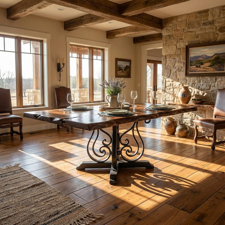 Solid Mesquite Dining Table