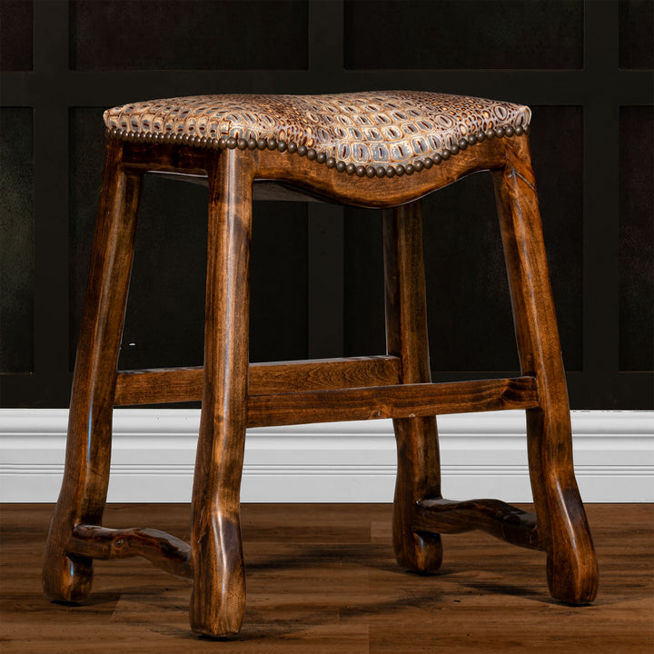 Menard Leather Saddle Stool