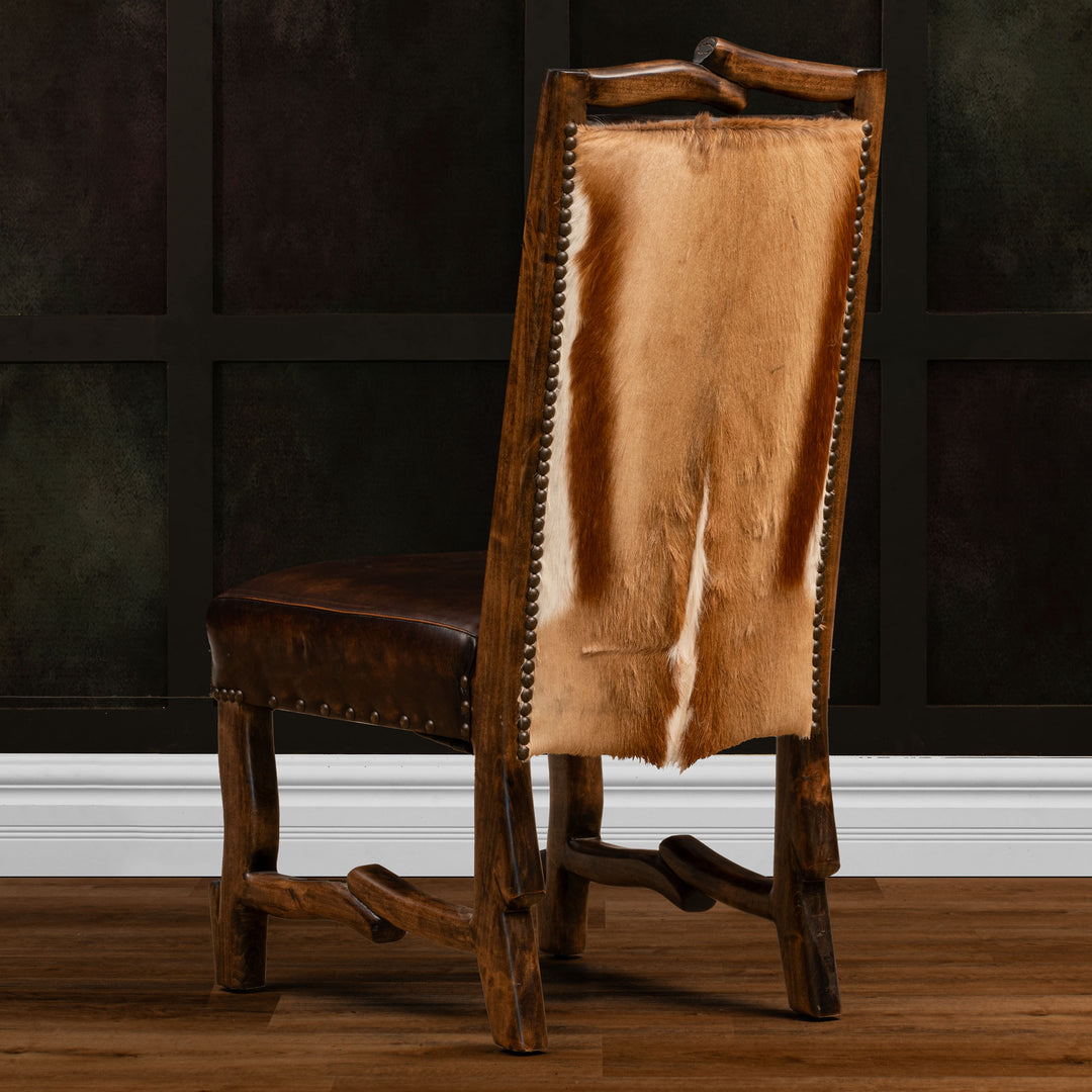 Milford Tufted Leather Dining Chair