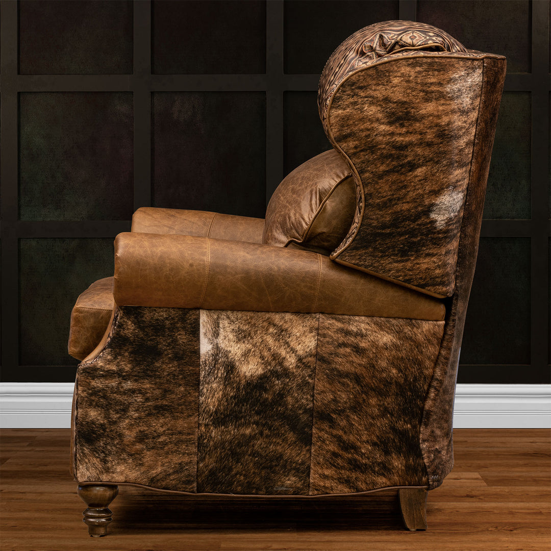 Navajo Leather Recliner