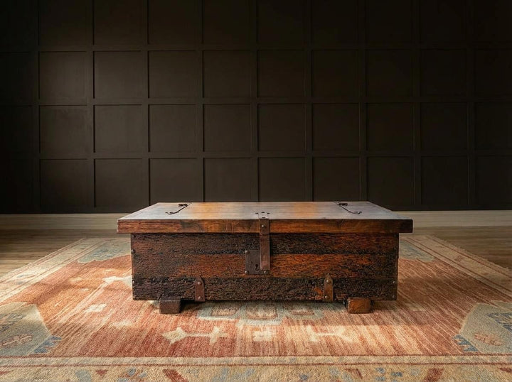 Old Wood Baul Coffee Table