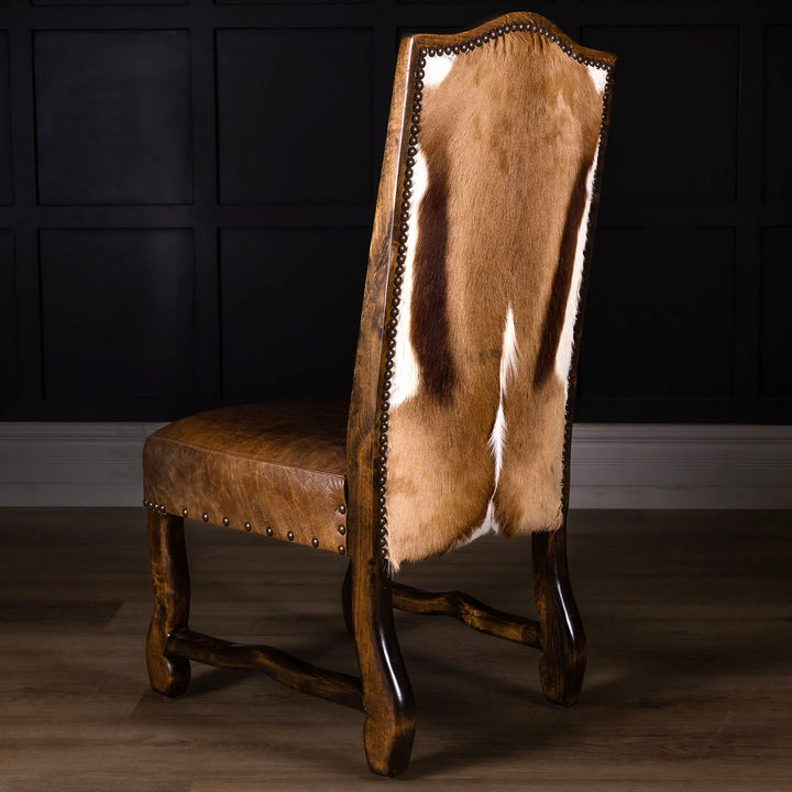 Oak Leather Dining Chair