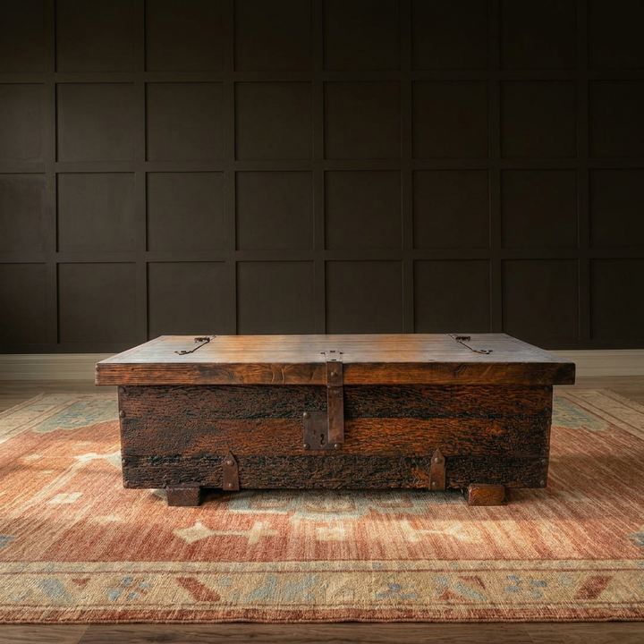 Old Wood Baul Coffee Table