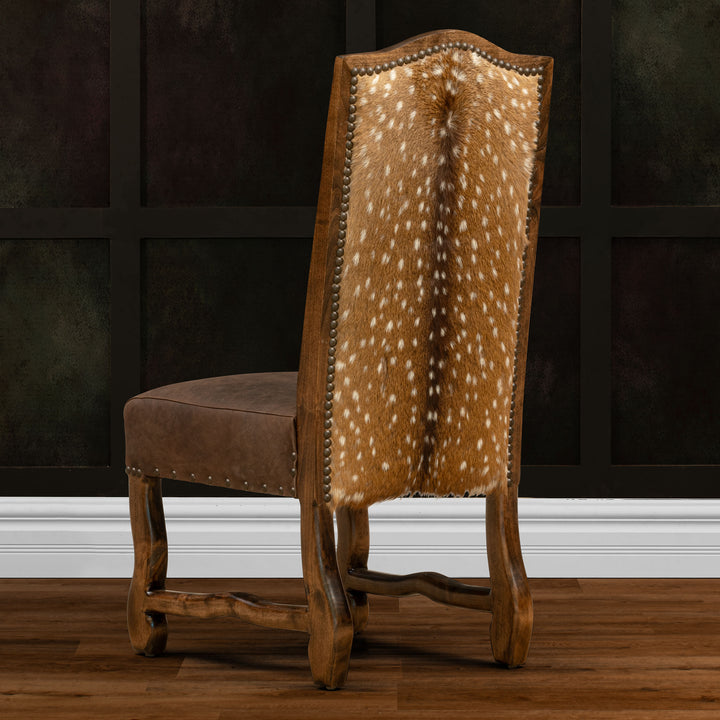 Plains Tufted Leather Dining Chair