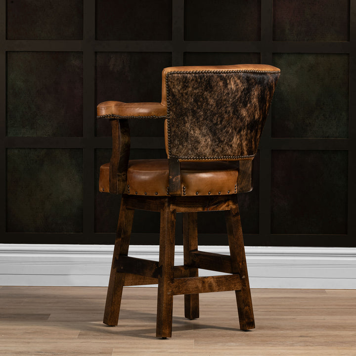 Rancher Leather Barstool