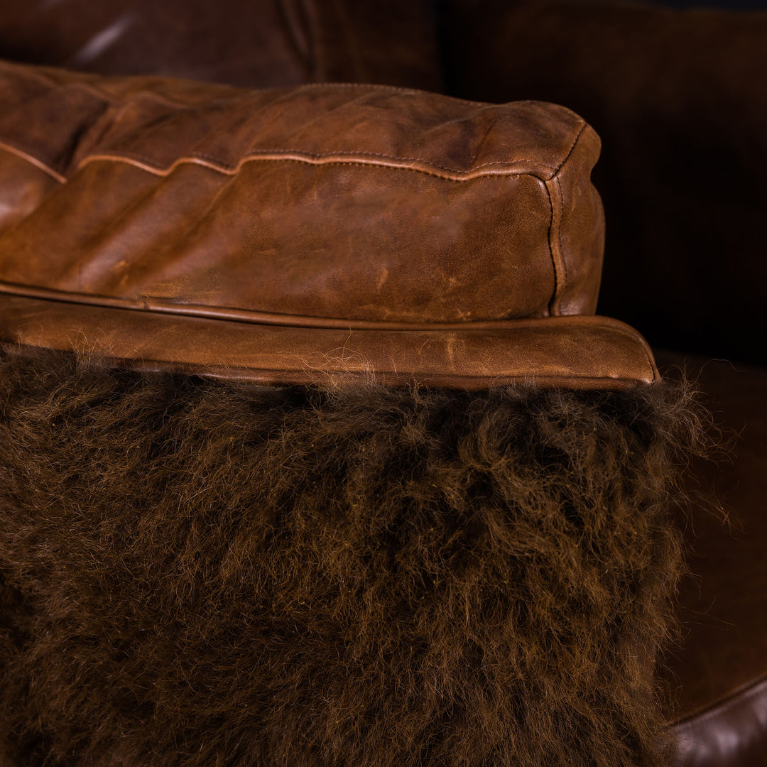 Ranger Snug Leather Swivel Recliner