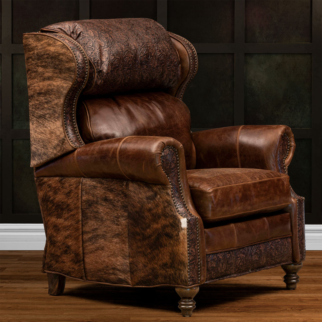 Sir Reklaw Reklaw Leather Recliner – Texas Leather Western Collection