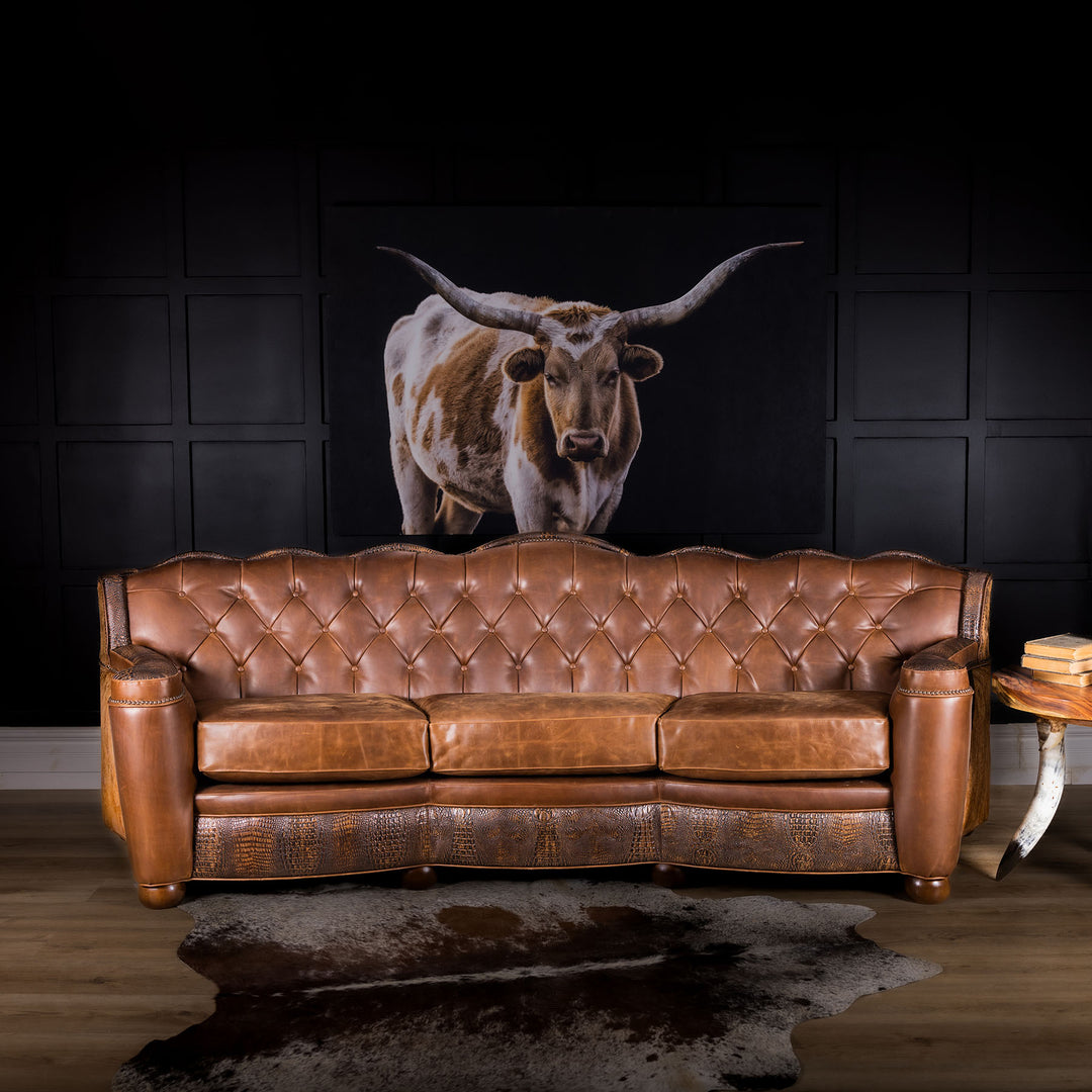 Rocky Ranch Tufted Sofa