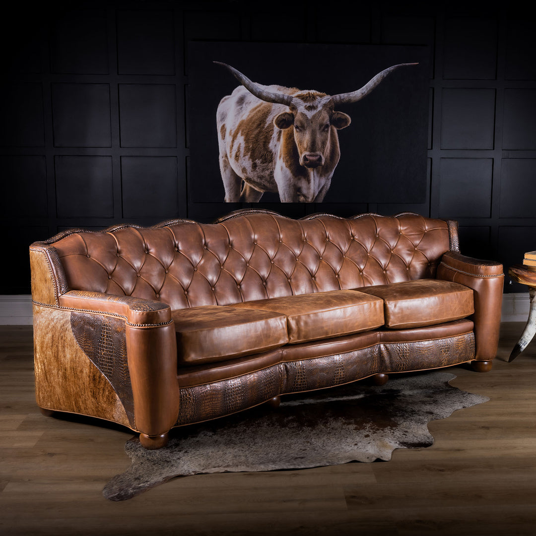Rocky Ranch Tufted Sofa