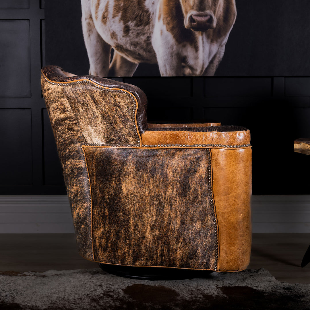 Rod Ranch Swivel Chair