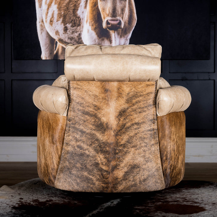 Sedona Snug Leather Swivel Recliner