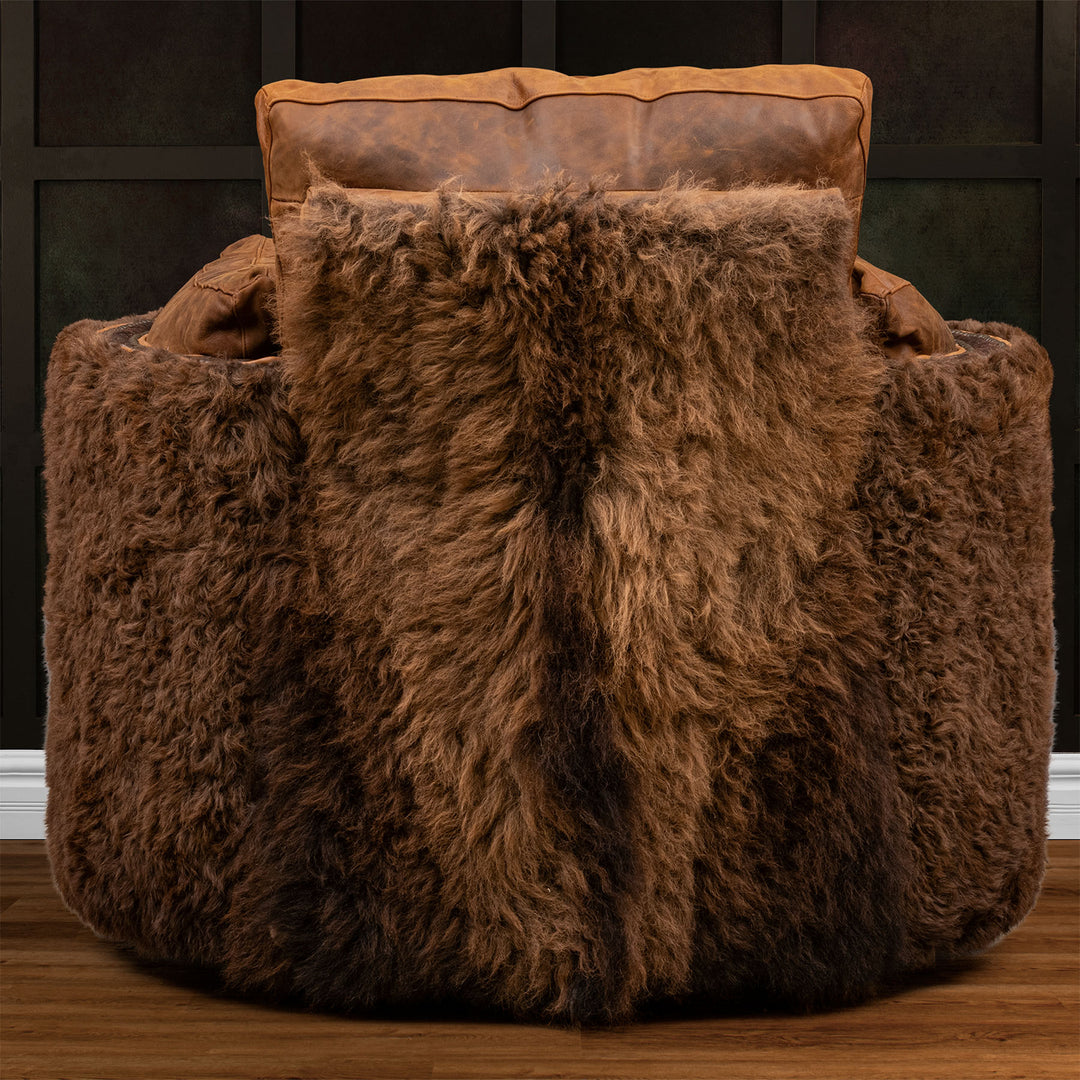 Snyder Snug Leather Swivel Recliner