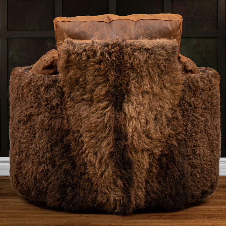 Snyder Snug Leather Swivel Recliner