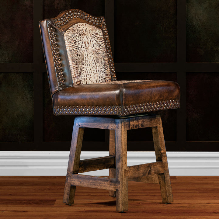 Sparks Leather Barstool