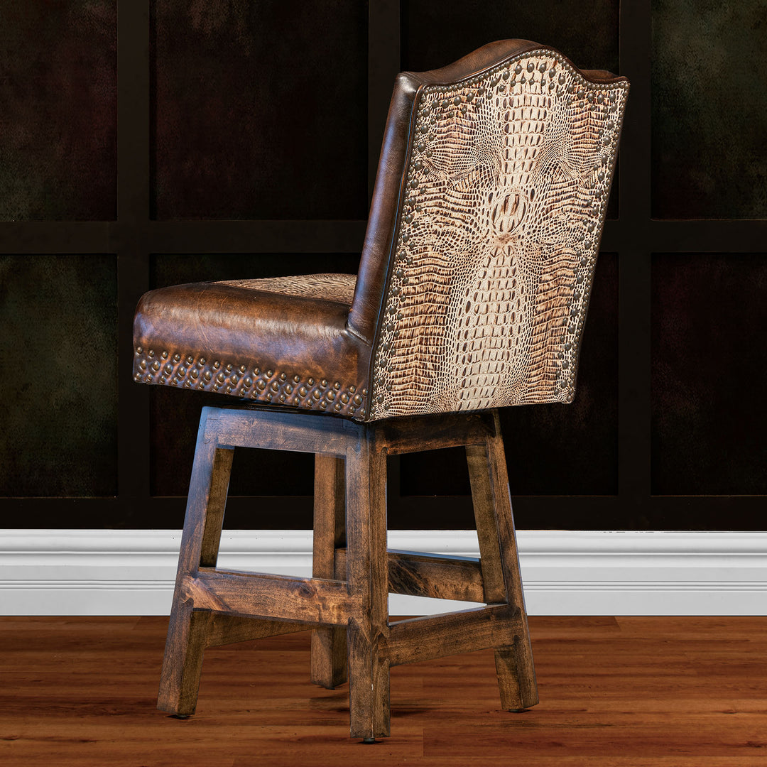 Sparks Leather Barstool