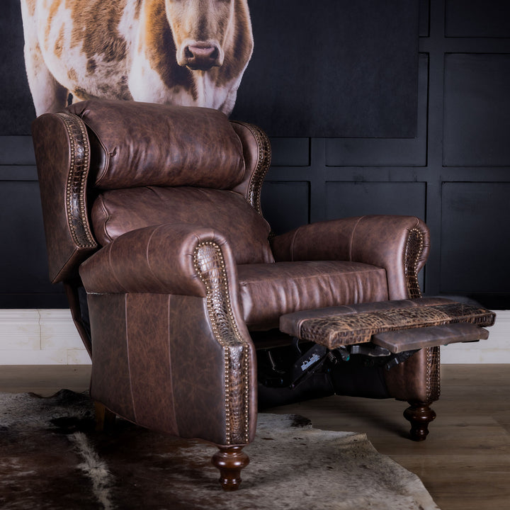 Terry Leather Recliner