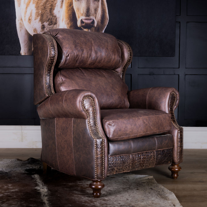 Terry Leather Recliner