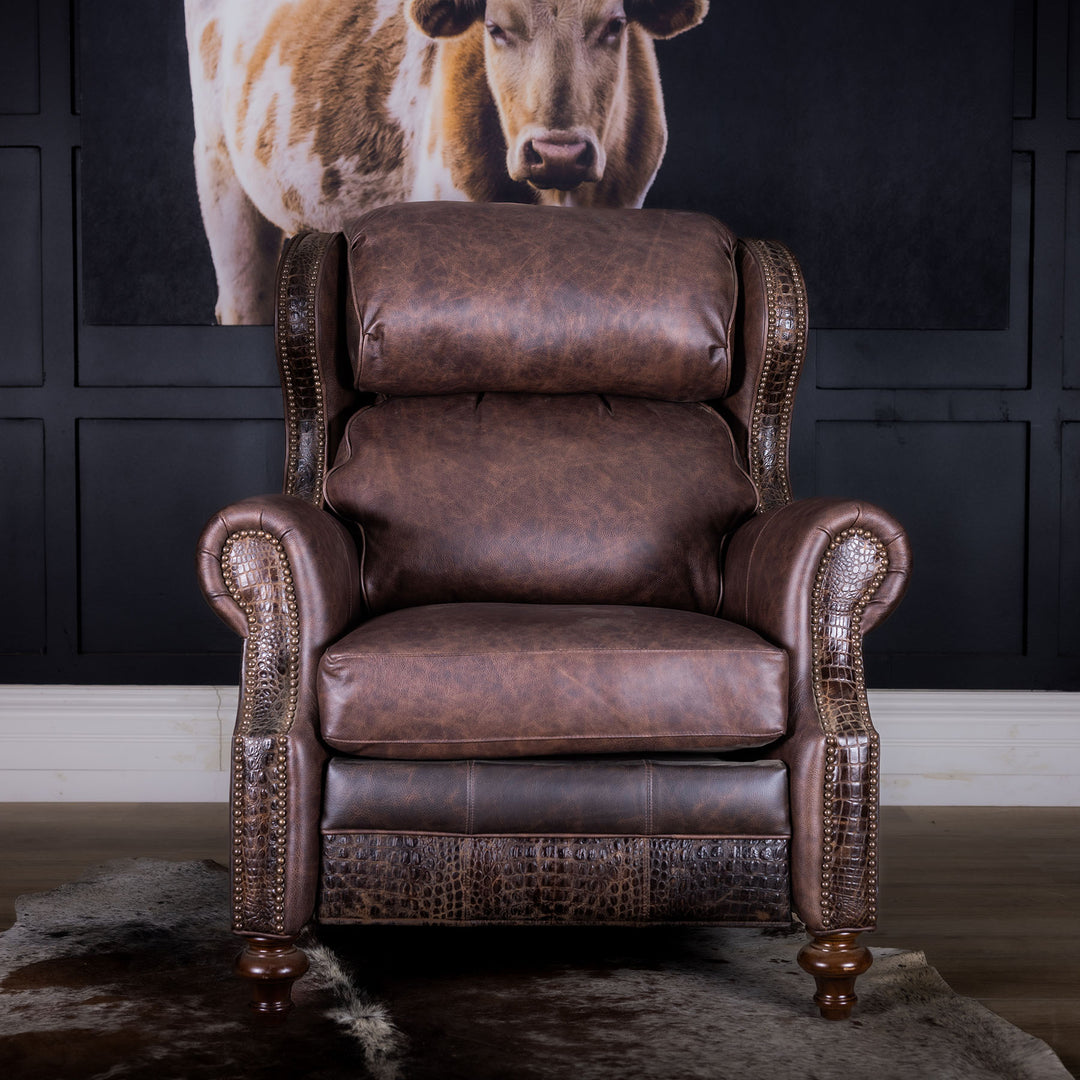 Terry Leather Recliner