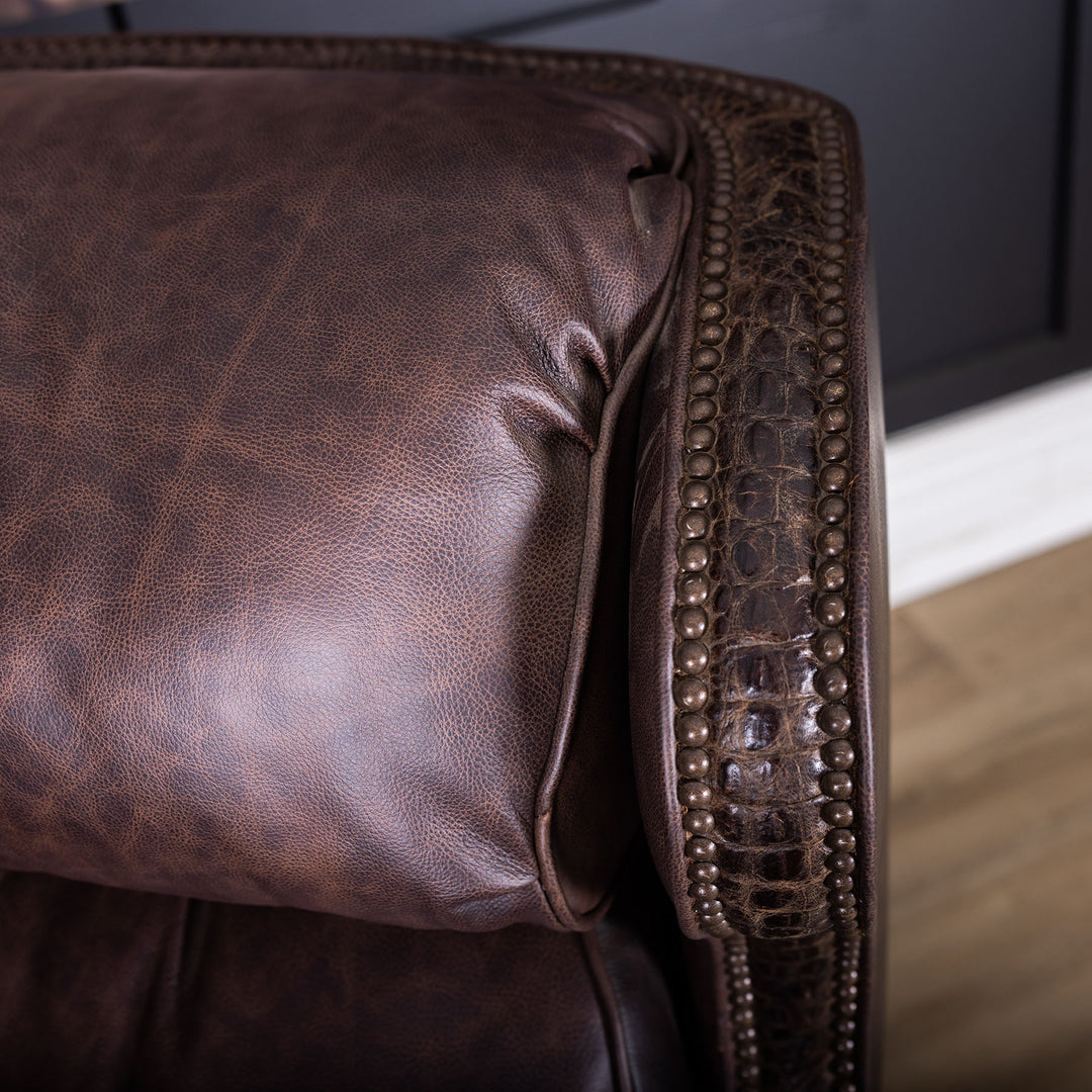 Terry Leather Recliner
