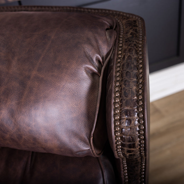 Terry Leather Recliner