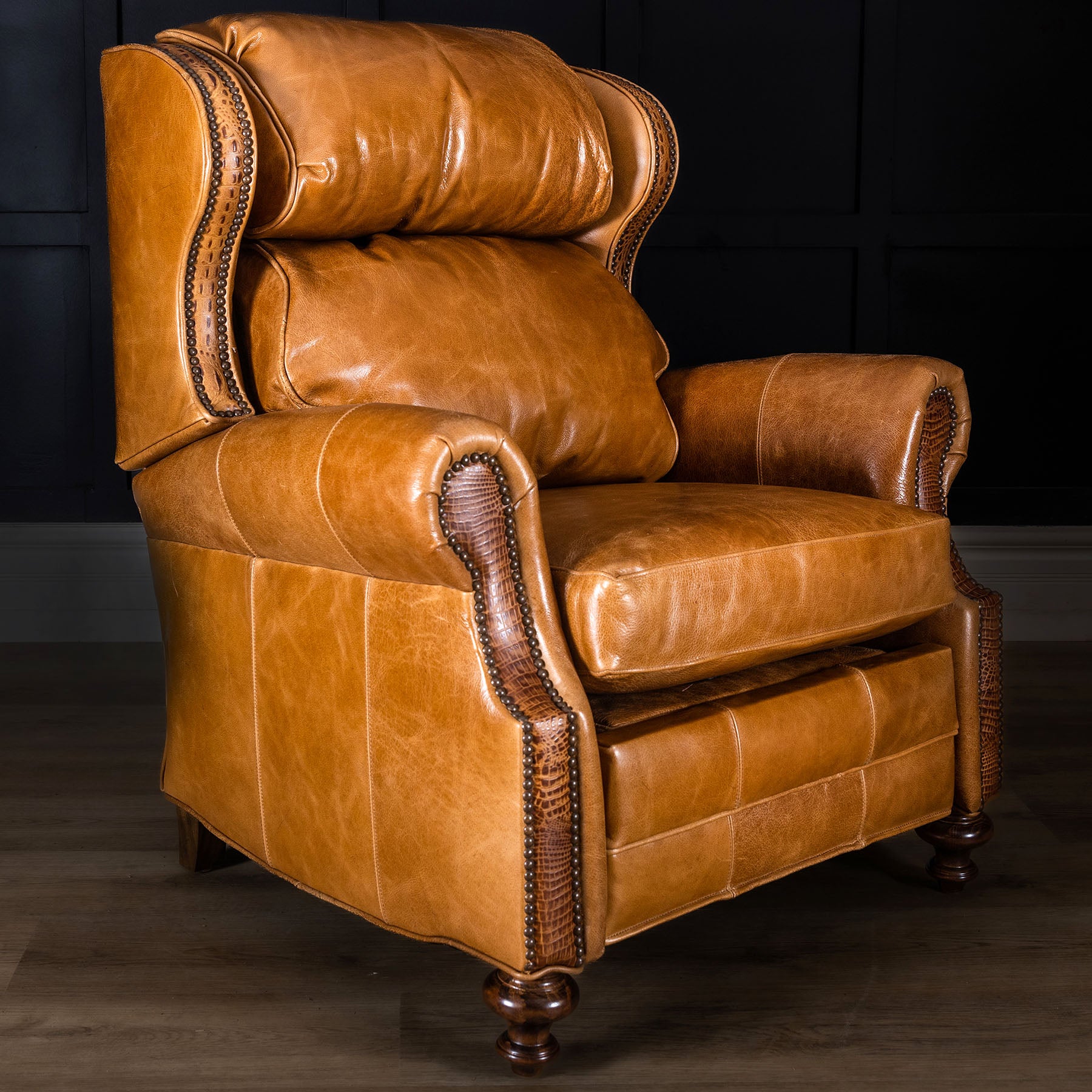 Ranch Boss Leather Recliner – Texas Leather Western Collection