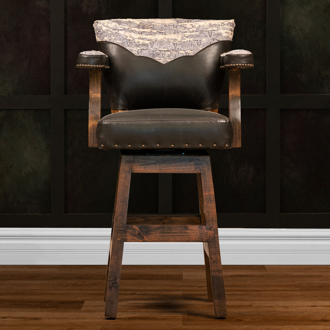 Timpson Leather Barstool