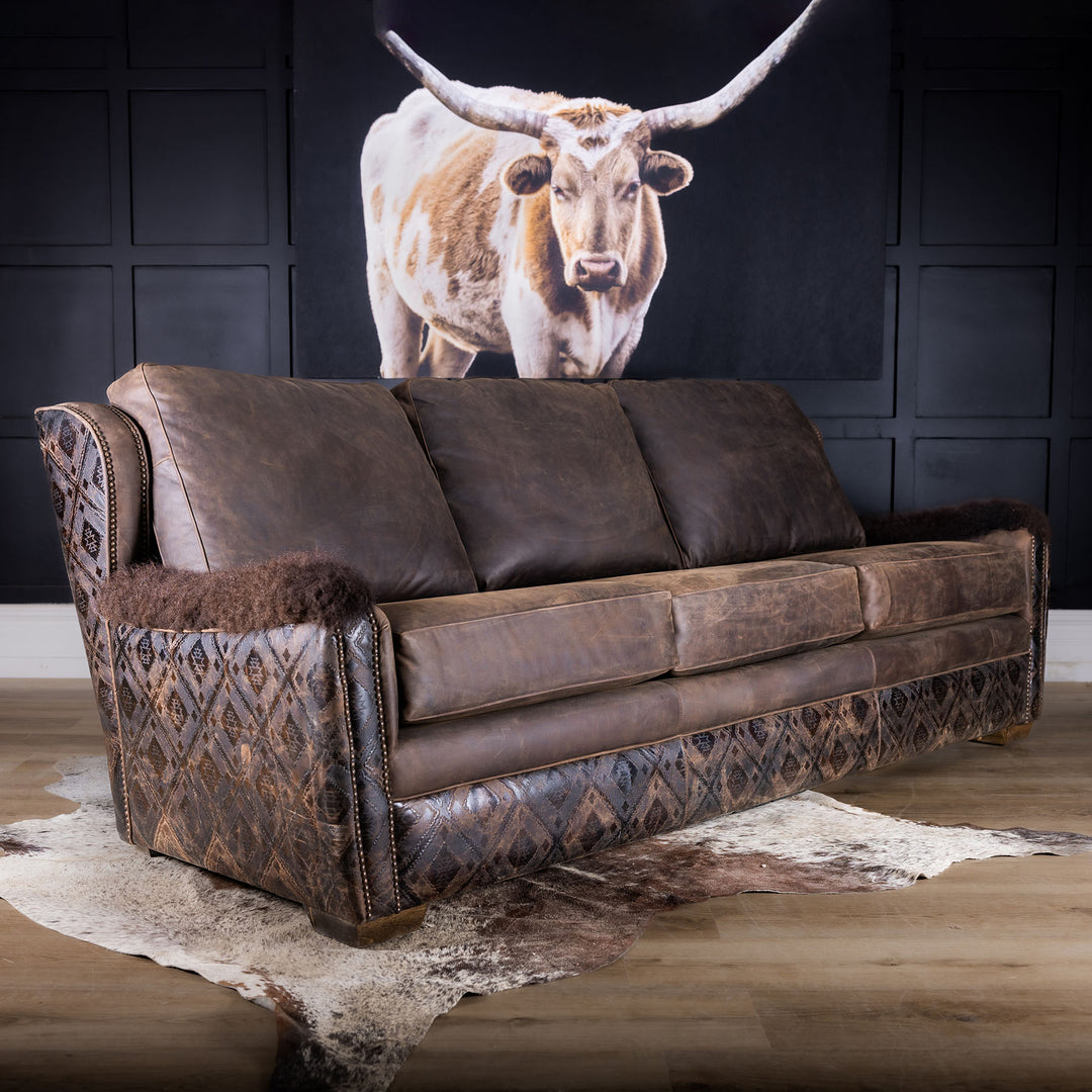 Troy Leather Sofa