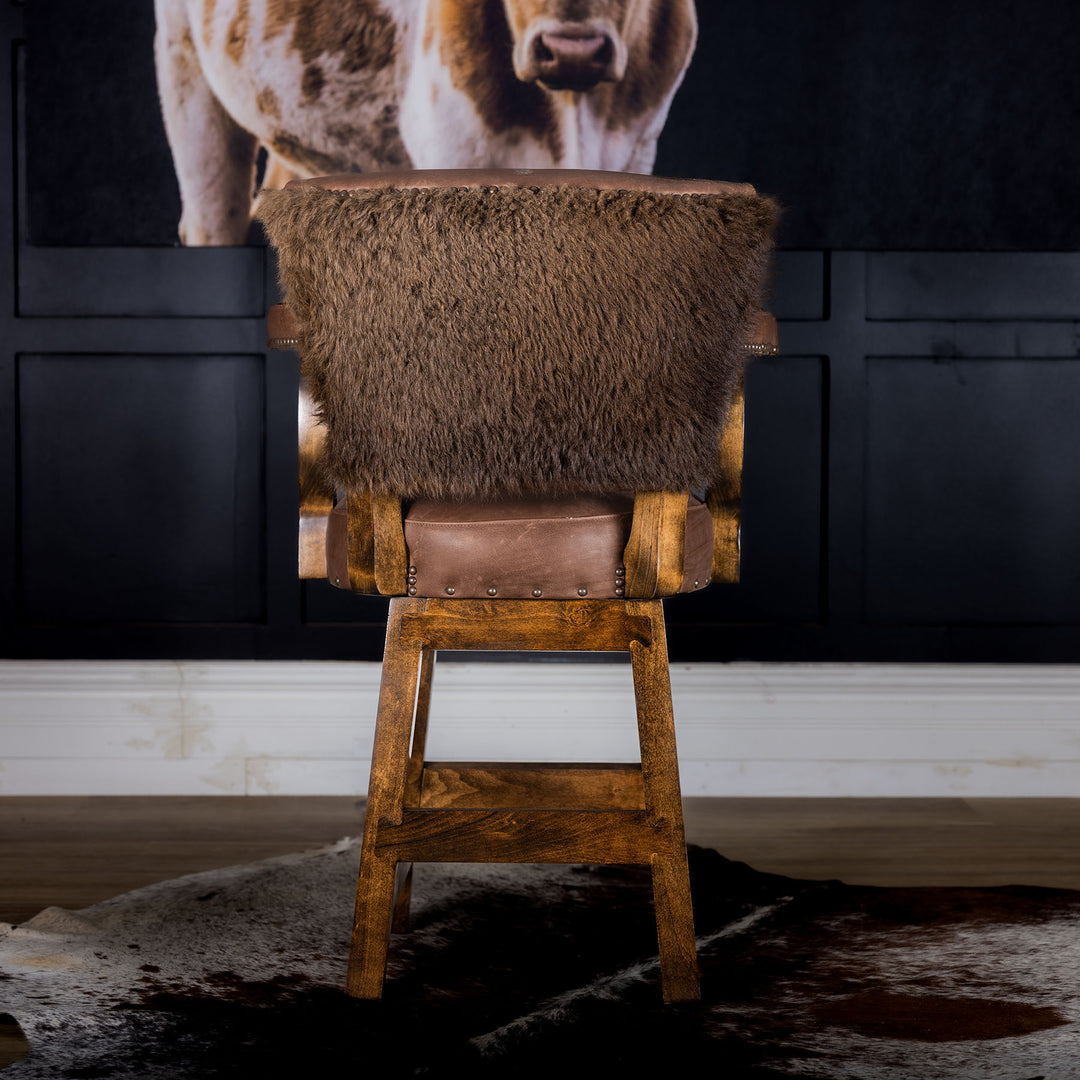 Western Buffalo Chisum Barstool