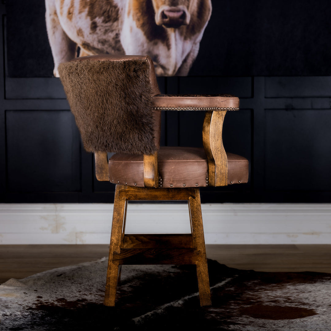 Western Buffalo Chisum Barstool