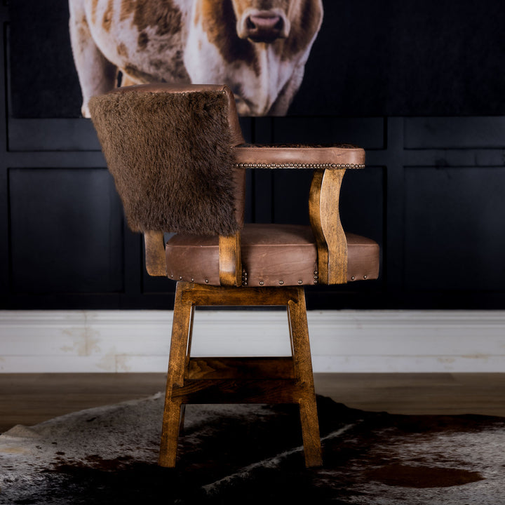 Western Buffalo Chisum Barstool