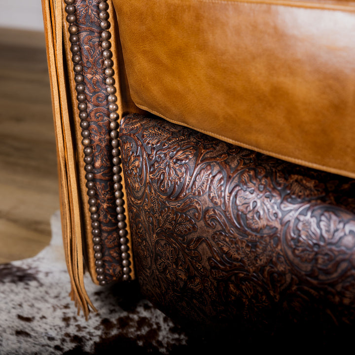 Wrangler Snug Leather Swivel Recliner